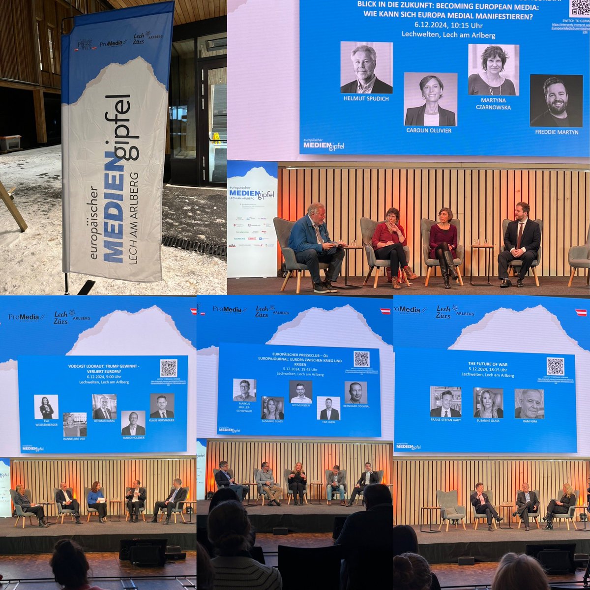 .<a href="/mediengipfel/">Mediengipfel Lech</a> in Lech ist. Hier wird diskutiert, ein bisschen gestritten, zugehört und gegenargumentiert. Wir sind dabei, legen unseren Fokus diesmal auf joko-aut.bsky.social Kommt und folgt uns dort. #emg24 #mediengipfel
