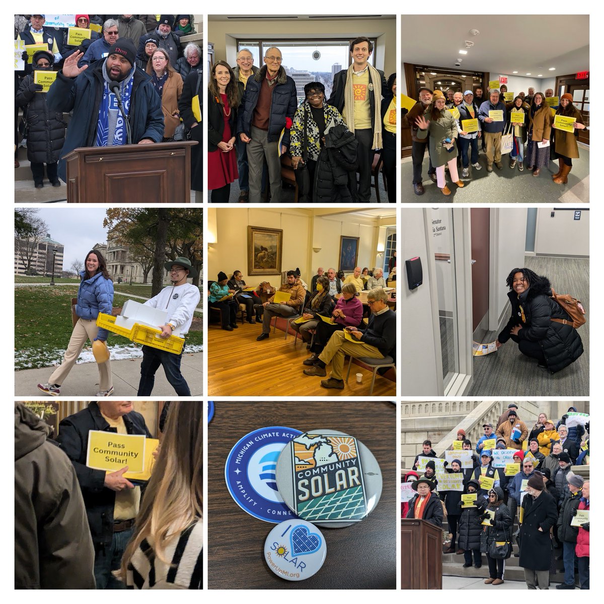 We urge legislative leaders to bring the #MICommunitySolar bills to a vote. Our utility companies, who have some of the highest rates and worst reliability in the country, don’t deserve a monopoly on solar panels. #MiLEG @Helena4Rep @SpeakerJoeTate