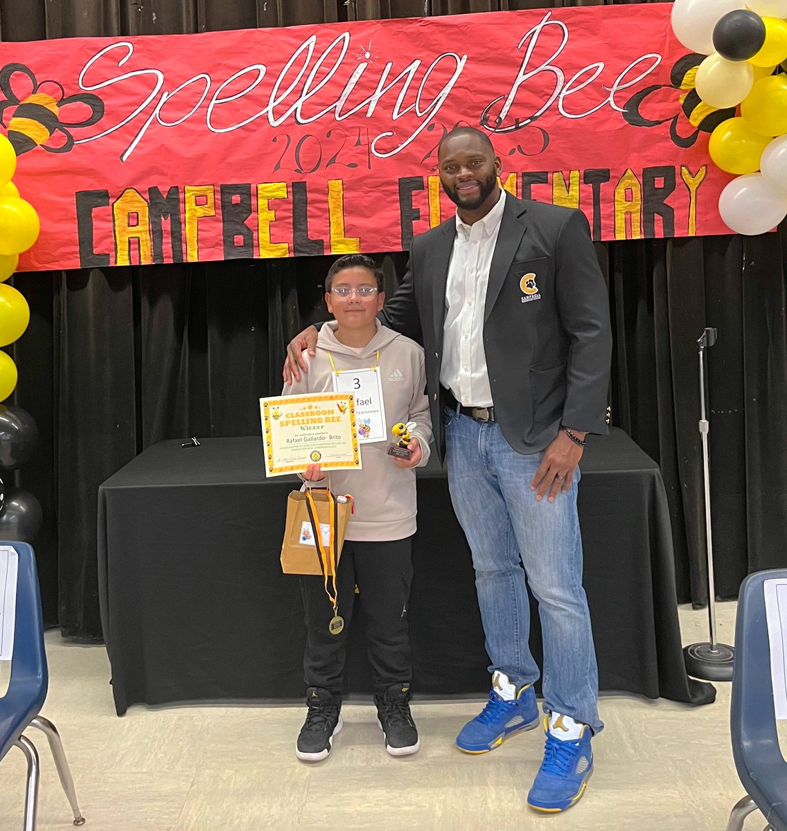 Arthur Davis (@adnspire) on Twitter photo Special Shout Out to our 2024-2025 Campbell Elementary school Spelling Bee π Champion. Ms Victoria will represent <a href="/CampbellES_FCS/">Campbell Elementary</a> at our district Spelling Bee π Special Shout Out to our 2024-2025 Campbell Elementary school Spelling Bee π Champion. Ms Victoria will represent <a href="/CampbellES_FCS/">Campbell Elementary</a> at our district Spelling Bee π