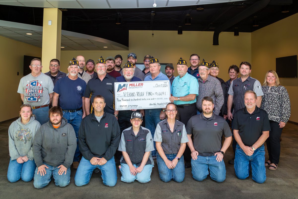 Recently, employees raised/pledged $9,669 for our charitable giving campaign w/a company match to= $19,338. Funds are split w/2 orgs voted on by our team: Team Vogel vs. Cancer &amp; the American Legion Post 9 #Veterans Relief Fund. Congrats to all for another successful campaign!