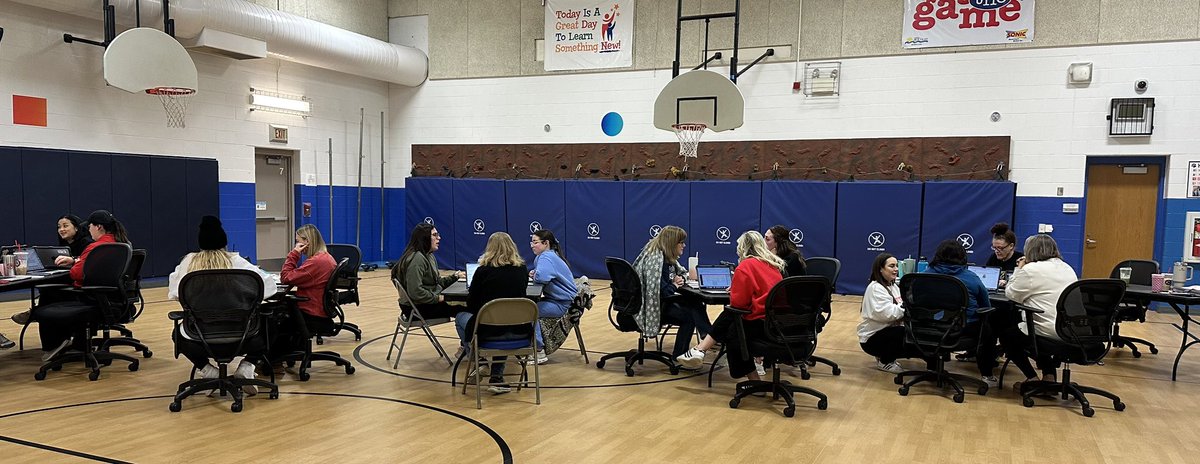 Teachers Collaboration is in full force!  Our staff is focused on intentional planning for student success. <a href="/bvschools/">Blue Valley Schools</a>