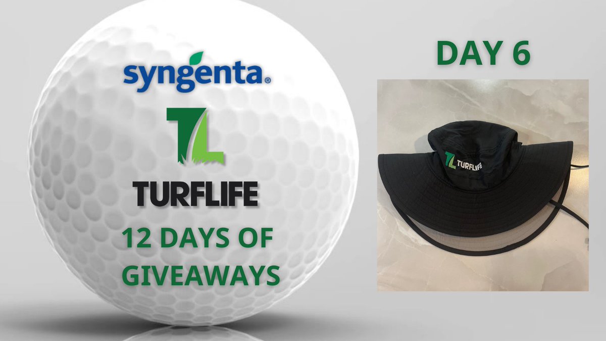 SyngentaTurfCA's tweet image. We’ve reached the halfway mark of #12DaysofGiveaways! On day 6️⃣, enter to win 1 of 10 #TurfLife Boonie Hats. Follow @SyngentaTurfCA &amp;amp; REPOST this post to enter! bit.ly/3C05Ayg