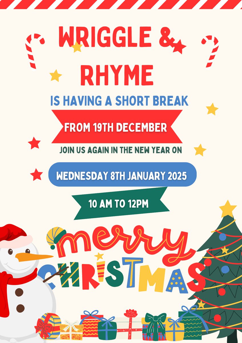 West Norwood Library (@wnorwoodlibrary) on Twitter photo Wriggle & Rhyme is have a seasonal break. So while we settle in to a quiet time, we hope you won't miss your Wriggle & Rhyme. 🎄❄️ <a href="/lamlibs/">Lambeth Libraries</a> <a href="/WN_FEAST/">West Norwood Feast</a> <a href="/StationTStation/">Station2Station</a> <a href="/SE27Parents/">West Norwood Parents</a> <a href="/FoWNL1/">FriendsWstNorwoodLib</a> Wriggle & Rhyme is have a seasonal break. So while we settle in to a quiet time, we hope you won't miss your Wriggle & Rhyme. 🎄❄️ <a href="/lamlibs/">Lambeth Libraries</a> <a href="/WN_FEAST/">West Norwood Feast</a> <a href="/StationTStation/">Station2Station</a> <a href="/SE27Parents/">West Norwood Parents</a> <a href="/FoWNL1/">FriendsWstNorwoodLib</a>