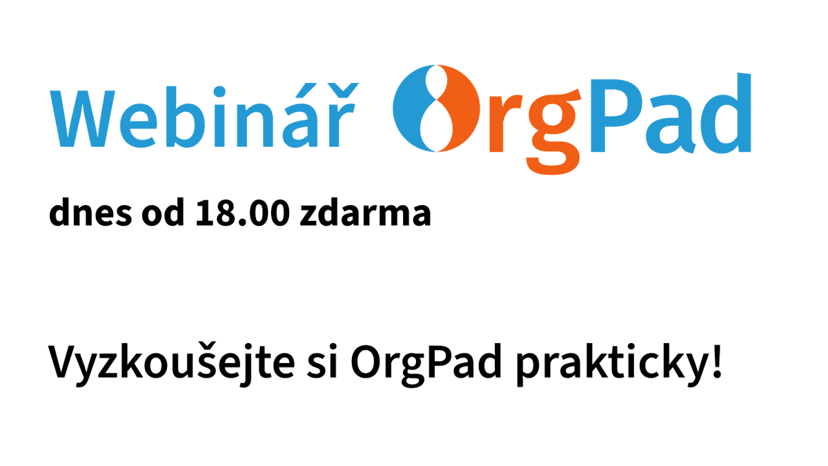 orgpad_info's tweet photo. Chceme Vám připomenout, že se dnes od 18.00 můžete zúčastnit webináře zdarma, kde si prakticky vyzkoušíme, jak pracovat s OrgPadem.

⏳ Délka webináře: přibližně 1 hodina
📌 Připojte se zde: https://t.co/l4DUaoQtf4
(Není třeba se předem registrovat – stačí kliknout v daný čas!) https://t.co/oEIUgWNqVx