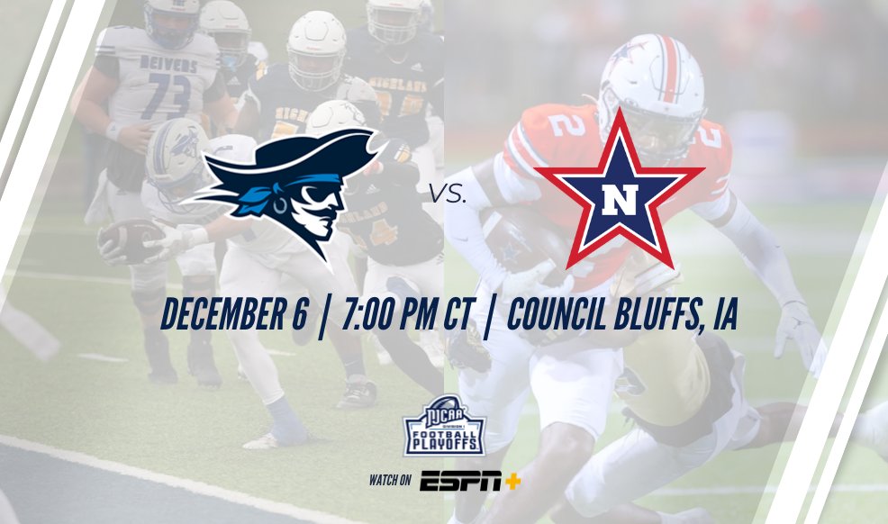 NJCAAFootball's tweet photo. 👏 It's 𝑮𝒂𝒎𝒆𝒅𝒂𝒚    

No. 1 Iowa Western faces No. 4 Northwest Mississippi in the first semifinal game of the 2024 #NJCAAFootball Playoff at 7:00 PM CT on @ESPNPlus.

The winner advances to the 2024@MyCreditUnion1 NJCAA FootballChampionship Game.

https://t.co/WuCoAhzeBi https://t.co/ul4ftBWWfj