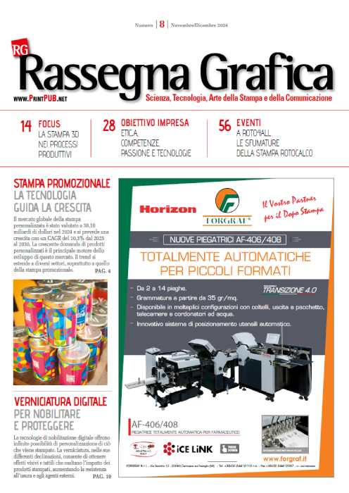 PrintPUB_net's tweet photo. Rassegna Grafica n.8 - Novembre/Dicembre 2024 
Sfogliala online: https://t.co/ENP2Fl07p8 https://t.co/rQTOqXZcYl