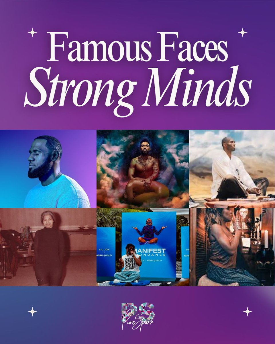 yourpurespark's tweet photo. ✨ This December, PureSpark presents 'Famous Faces, Strong Minds,' exploring Black celebrities' mental wellness journeys. #FamousFacesStrongMinds #MentalWellness #CelebrityInspiration #BlackExcellence #PureSpark https://t.co/6pe9BDXMFM