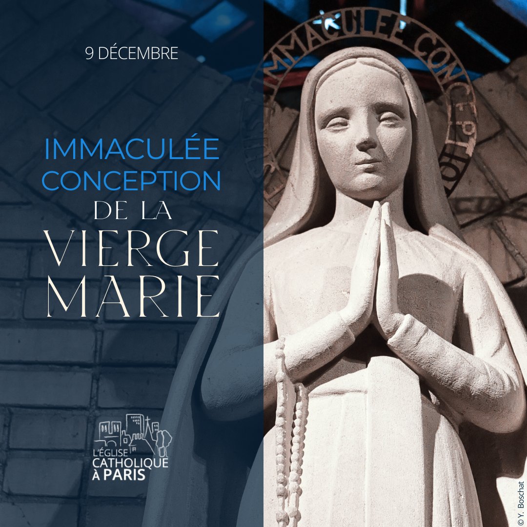 dioceseparis's tweet photo. Belle fête de l'Immaculée Conception 💙

C'est aussi la fête du Séminaire de Paris et du chapitre de @notredameparis. L'occasion de prier particulièrement pour nos séminaristes 🙏 https://t.co/W1WvFQzl6l