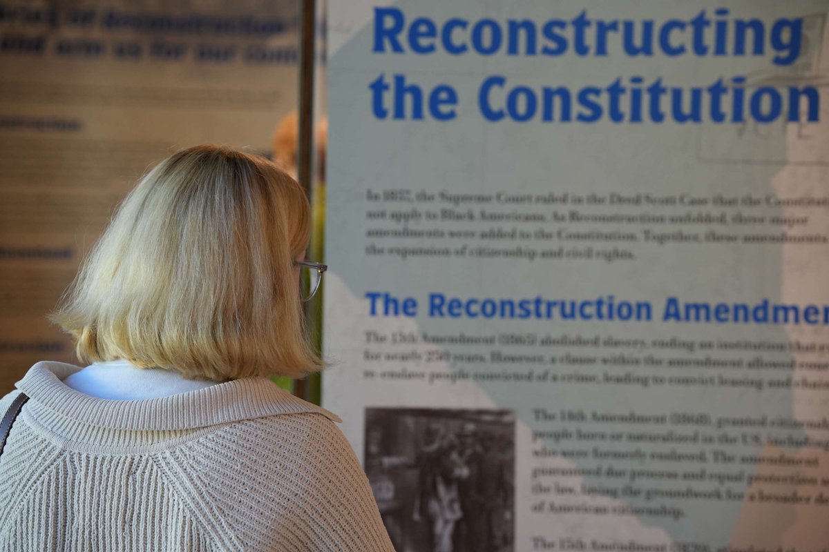 The 13th amendment ratified 159 years ago today, on December 6, 1865, abolished the institution of slavery. For more information, check out our brand-new exhibits featuring information on these constitutional changes. The visitor center hours are online: nps.gov/reer/planyourv…