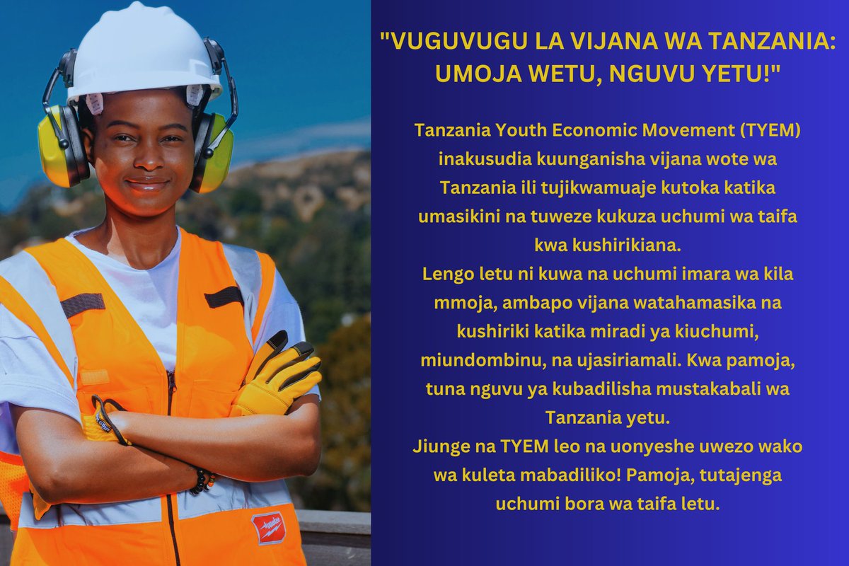 Tanzania_EA's tweet photo. "The youth of Tanzania, our unity is the foundation of success. Let’s build a strong economy and a powerful nation by coming together and collaborating."
#TYEM #UnityForProgress #EmpoweredYouth #TanzaniaOurNation #StrengthInUnity https://t.co/2jUH16fSRb