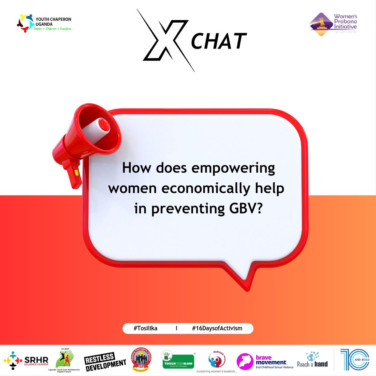 @Youthchaperonug (@youthchaperonug) on Twitter photo Qstn 4: How does empowering women economically help in preventing Gender Based Violence?
<a href="/johnjessy101/">John Jessy🇺🇬</a> <a href="/mirembe_crystyn/">Crystyn Mirembe</a> <a href="/HakiimKay256/">Hakim Kayonga</a>
#Tosilika
#16DaysOfActivism Qstn 4: How does empowering women economically help in preventing Gender Based Violence?
<a href="/johnjessy101/">John Jessy🇺🇬</a> <a href="/mirembe_crystyn/">Crystyn Mirembe</a> <a href="/HakiimKay256/">Hakim Kayonga</a>
#Tosilika
#16DaysOfActivism