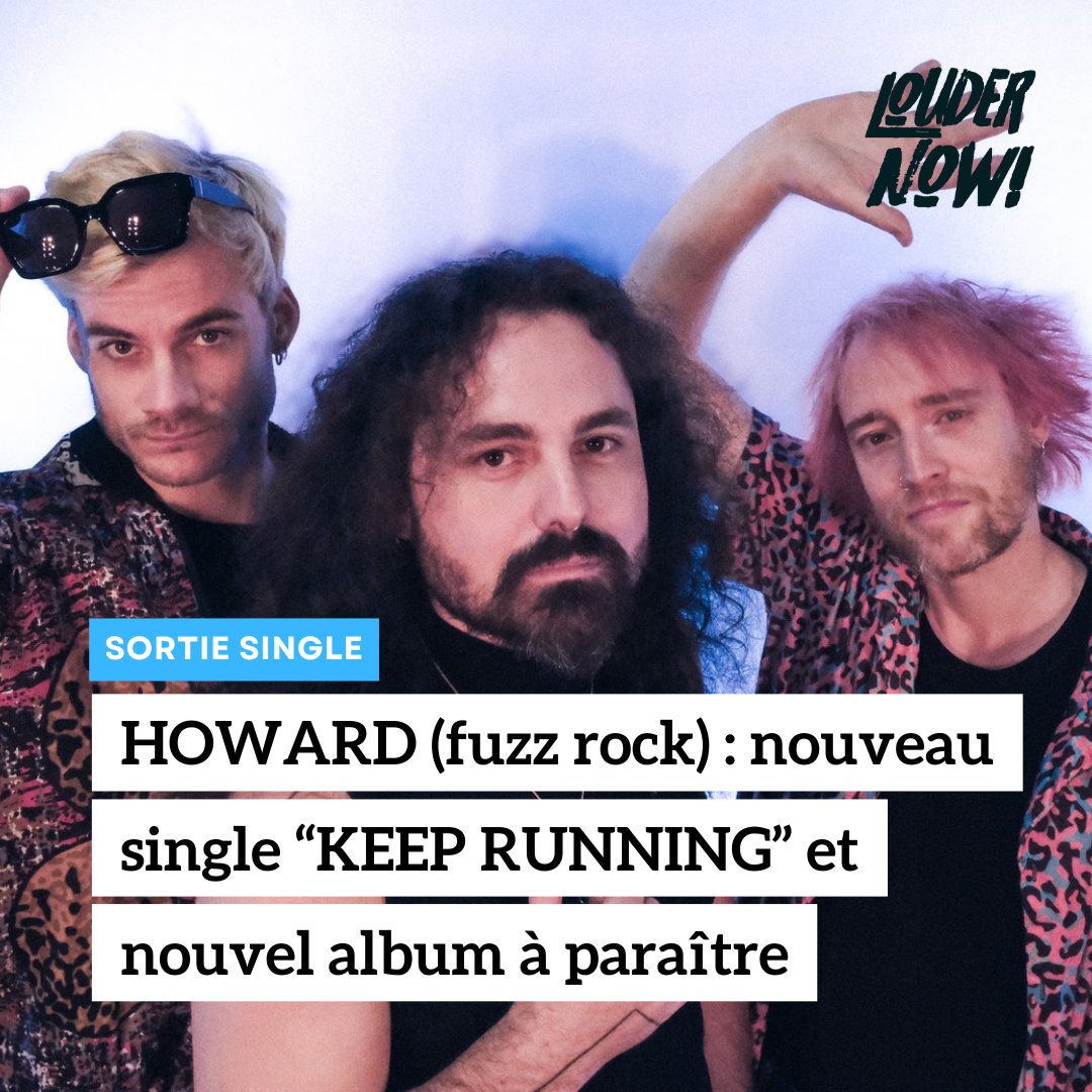 loudernowfr's tweet image. Les Français de #Howard (#fuzzrock électronique), qui ont récemment signé chez Rage Tour, sont fin prêts à sortir leur 3ème album prévu pour le printemps 2025 ! Après un premier single prometteur, "DON'T MAKE ME GO BACK", le groupe partage un nouvel extrait avec "KEEP RUNNING" !