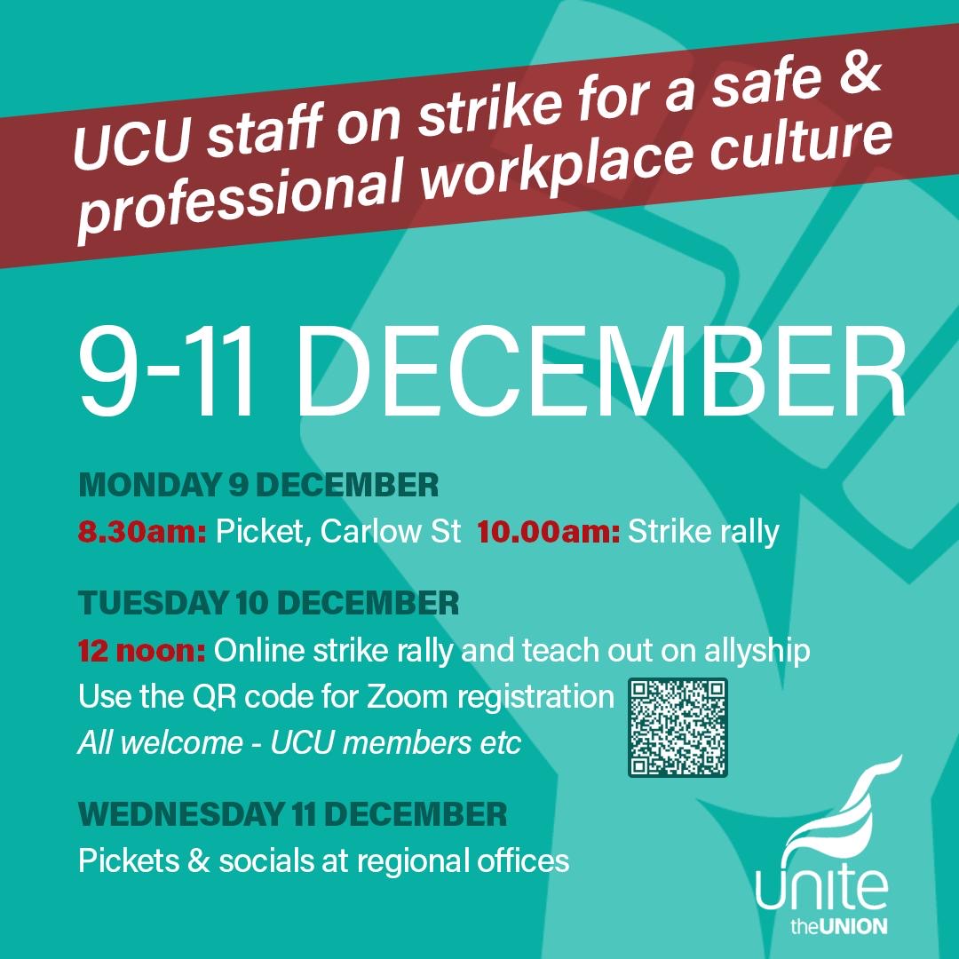 See you on the picket line 🪧
#ReclaimUCU
#JobsPayConditions