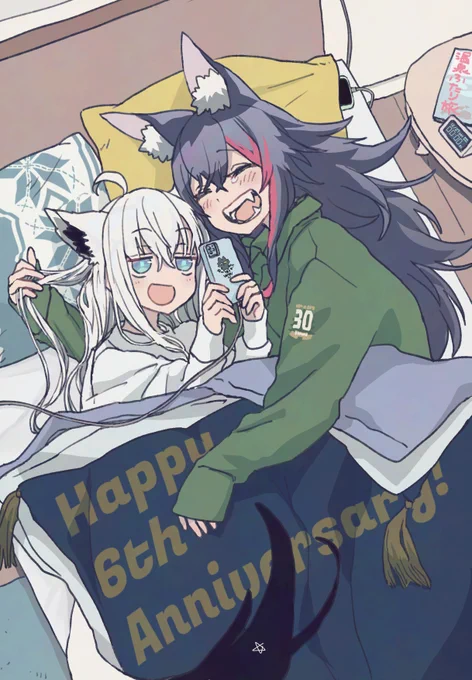 7年目もよろしくね～#みおーん絵 #絵フブキ 