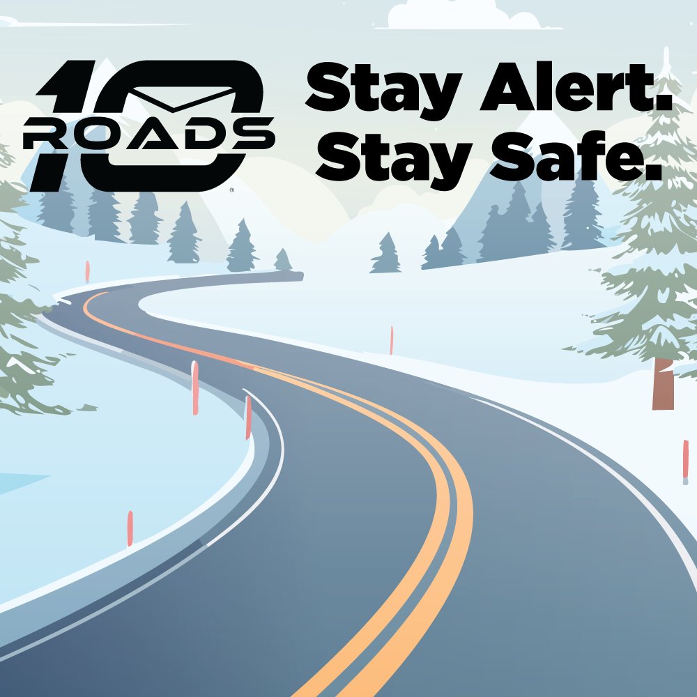 As temperatures drop, remember to use caution when traveling through winter weather.