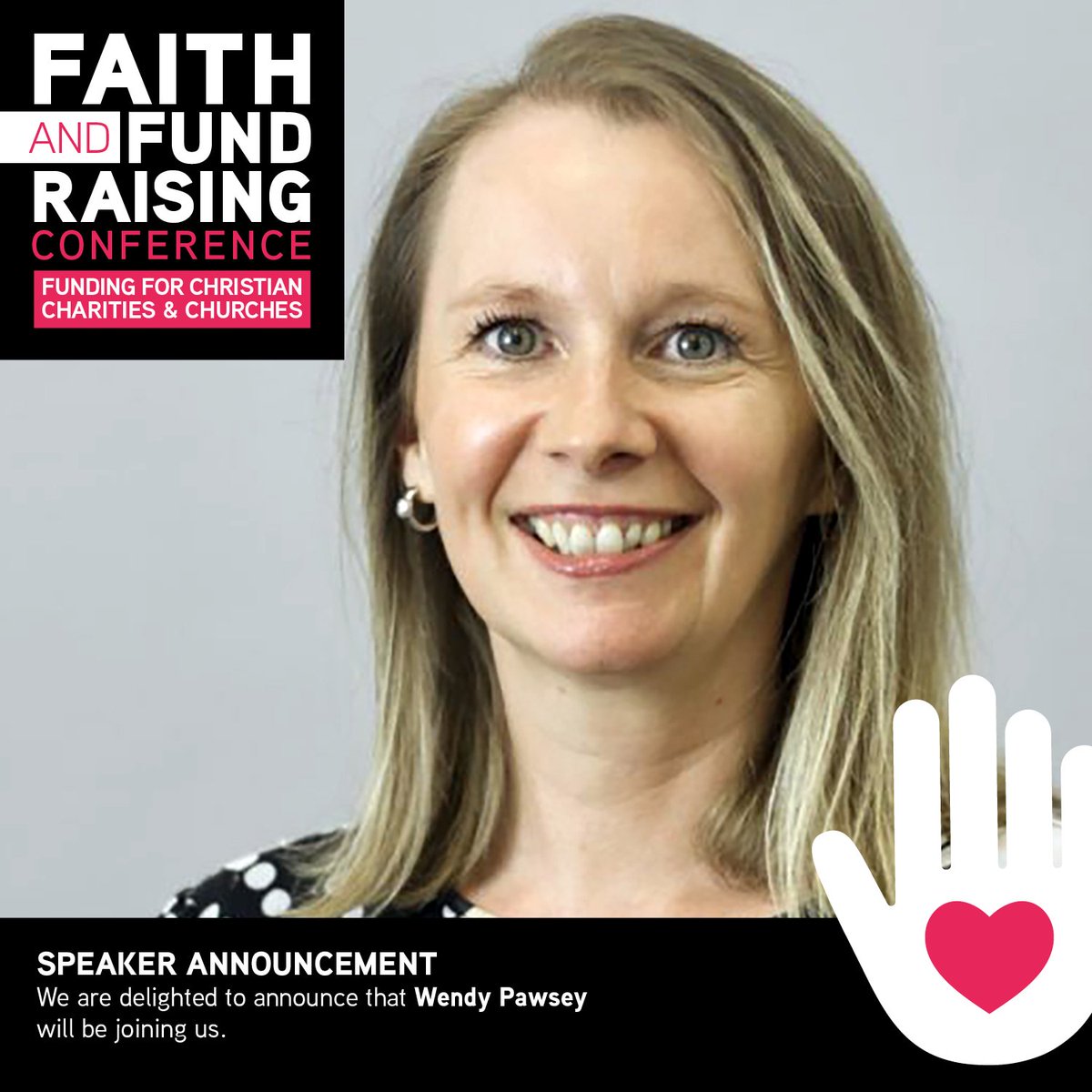 Excited to welcome <a href="/WendyPawsey1/">Wendy Pawsey</a> to #FaithAndFundraising2025! 🌟

Head of Giving at the <a href="/EAUKnews/">Evangelical Alliance</a>, Elim minister, trustee, &amp; author of Generosity with a Capital G, Wendy’s passion for faith-filled giving will inspire us all. 🙌

Join us on 26th March 2025 in London!
