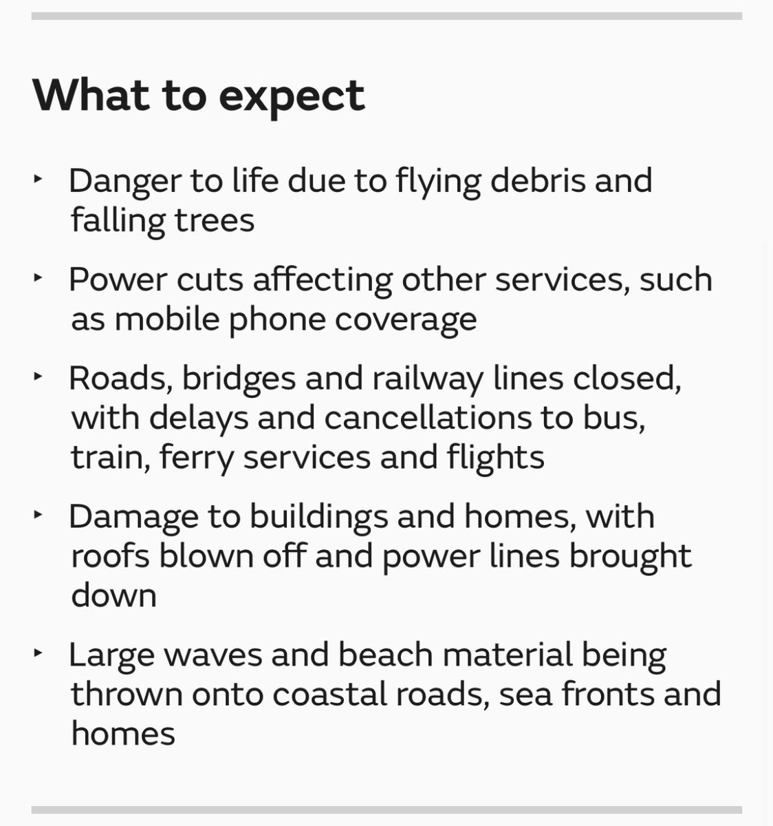 The Met Office has issued a rare Red Warning for Saturday as Storm Darragh hits this weekend. This is a danger to life situation with gusts likely to be in excess of 90mph in the red area below.