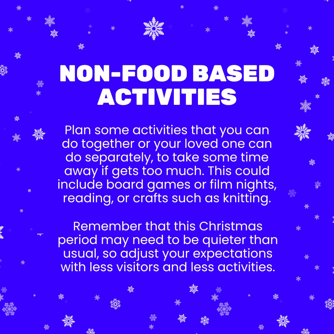 beatED's tweet photo. If you're supporting a loved one over the festive period, we're here for you 💜 Here are our top tips to prepare you both for December.
Our Helpline is open on Christmas day 3-8pm for you and your loved one - reach out to them via DM, email, phone or on our website's webchat 💖 https://t.co/js3BTDhywt