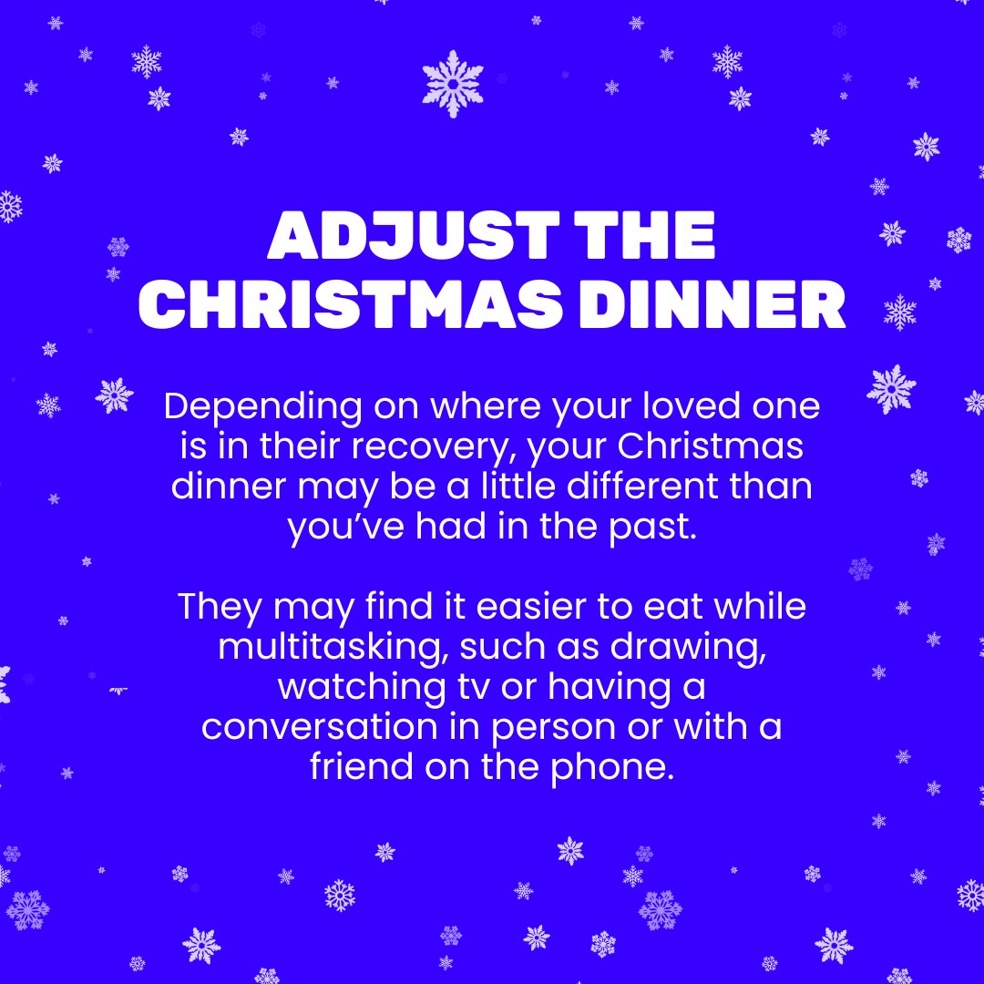 beatED's tweet photo. If you're supporting a loved one over the festive period, we're here for you 💜 Here are our top tips to prepare you both for December.
Our Helpline is open on Christmas day 3-8pm for you and your loved one - reach out to them via DM, email, phone or on our website's webchat 💖 https://t.co/js3BTDhywt