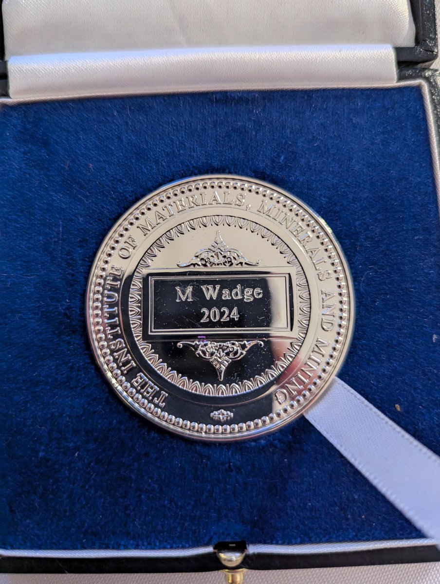 Dr. Matt Wadge π¨π»βπ¬ (@matt_wadge) on Twitter photo It was an honour to represent <a href="/ManMetUni/">Manchester Metropolitan Uni</a> at the #iom3awards dinner last night! Meeting so many incredible <a href="/iom3/">The Institute of Materials, Minerals & Mining</a> members and to receive the Silver Medal was incredibly special π
Many thanks to <a href="/iom3/">The Institute of Materials, Minerals & Mining</a>, <a href="/DrColinChurch/">Colin Church</a>, <a href="/kate/">Kate</a>, Kate, <a href="/efifr/">Efi Fragkou</a> and everyone for such a special night! It was an honour to represent <a href="/ManMetUni/">Manchester Metropolitan Uni</a> at the #iom3awards dinner last night! Meeting so many incredible <a href="/iom3/">The Institute of Materials, Minerals & Mining</a> members and to receive the Silver Medal was incredibly special π
Many thanks to <a href="/iom3/">The Institute of Materials, Minerals & Mining</a>, <a href="/DrColinChurch/">Colin Church</a>, <a href="/kate/">Kate</a>, Kate, <a href="/efifr/">Efi Fragkou</a> and everyone for such a special night!