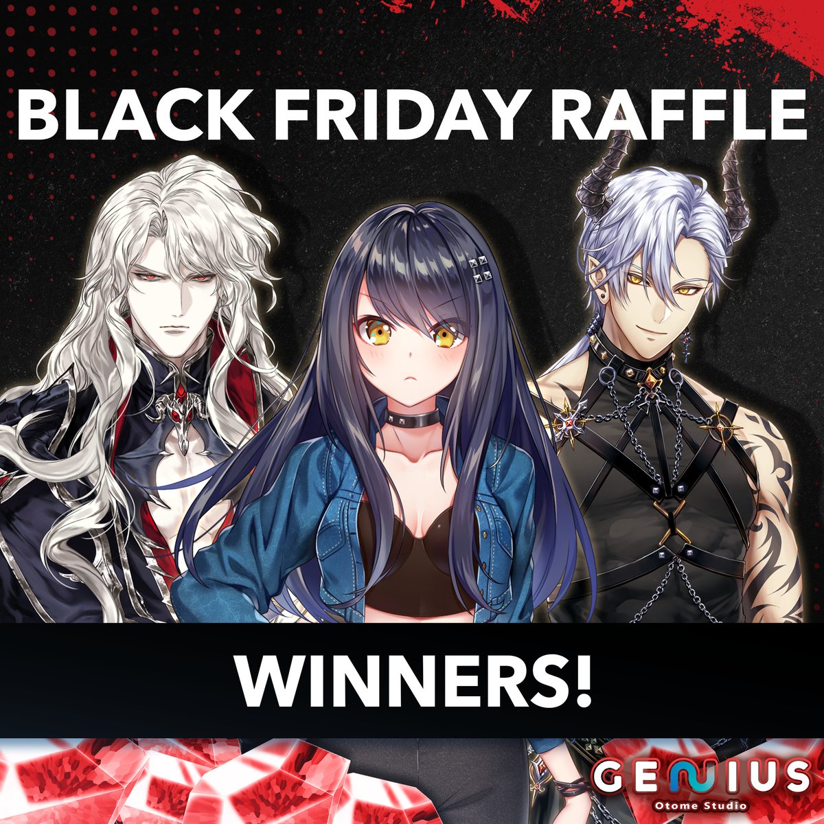 GeniusBishoujo's tweet photo. ๐ฃ Black Friday Raffle Winners!
The full list of winners and how to claim your prize are now live! ๐
๐ Check it out here: https://t.co/yXJbNUfQXV
#BlackFriday #raffle #geniusinc #geniusbishoujo #visualnovel #bishoujo https://t.co/dDUQxURJ9K