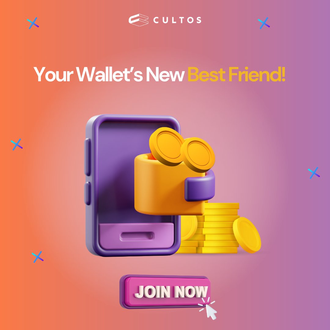 Upgrade your wallet game! 💼💰 
Points, perks, and endless rewards—just a click away. J

oin CultosApp today-  app.cultosglobal.io  🚀✨ 

#CultosGlobal #WalletGoals #EarnWithEase
