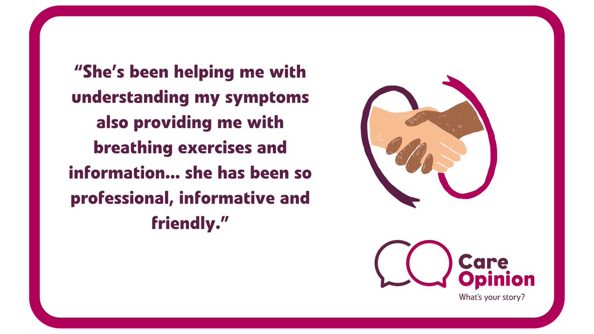 Care Opinion Scot (@careopinionscot) on Twitter photo Despite suffering from #LongCovid, this patient has kindly taken time and energy to give feedback to Gail, saying βCanβt thank her enough for helping me through this difficult part of my life.β You can read the full story here πcareopinion.org.uk/1295750
<a href="/GeraldinePKHSCP/">Geraldine Knight - PKHSCP</a> Despite suffering from #LongCovid, this patient has kindly taken time and energy to give feedback to Gail, saying βCanβt thank her enough for helping me through this difficult part of my life.β You can read the full story here πcareopinion.org.uk/1295750
<a href="/GeraldinePKHSCP/">Geraldine Knight - PKHSCP</a>