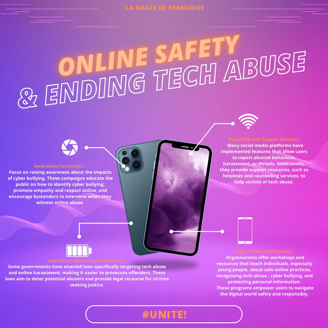 Online spaces can be just as dangerous as physical ones. 🌐

Digital harassment and abuse are growing issues for women. 

Let’s talk about online safety and ending cyber violence. 
📲💻🖥️⌚️

#DigitalSafety #EndGBV #16Days #SIBIS