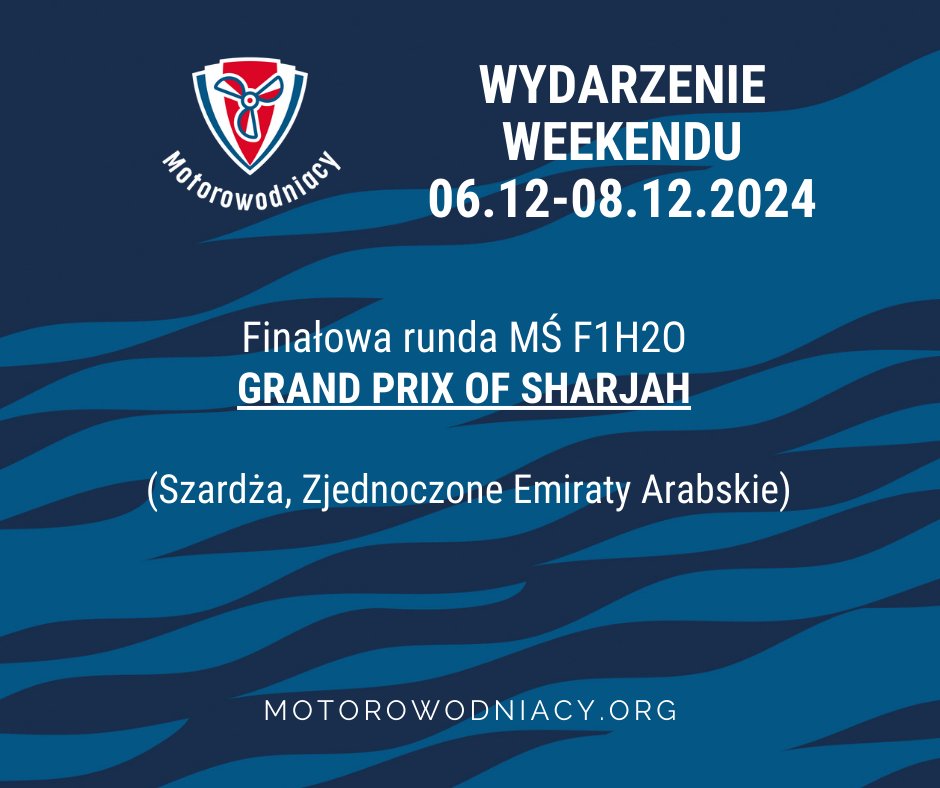 Dzieje się w świecie #SpeedOnTheWater. Weekend z wodną Formułą 1, a to oznacza, że w akcji zobaczycie Bartka Marszałka. #motorowodniacy