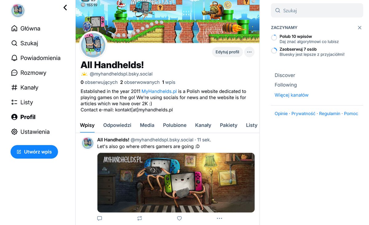 MyHandheldsPL's tweet image. Okay, let&apos;s follow the trend! I will try to bo active on that new place too :) 

Come follow us here too! bsky.app/profile/myhand…