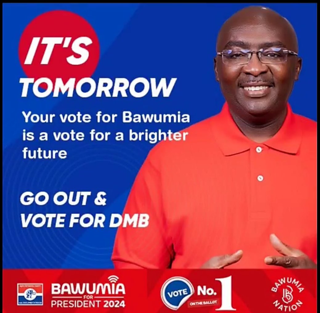 Secure a brighter future with Dr.Bawumia 👍

It is possible!!!!!!

#BawumiaForPresident 
#1TouchForBawumia