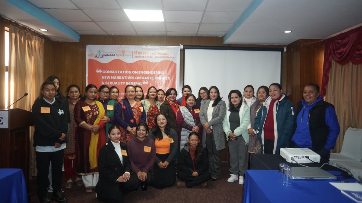 On the auspicious of 16 days activism against gender based violence, Samata Foundation has organized the national level interaction program on caste, gender &amp; sexuality to promote the rights of Dalit women &amp; Dalit sexual minority.
#16DaysOfActivism #dalitwomen #sexualminority