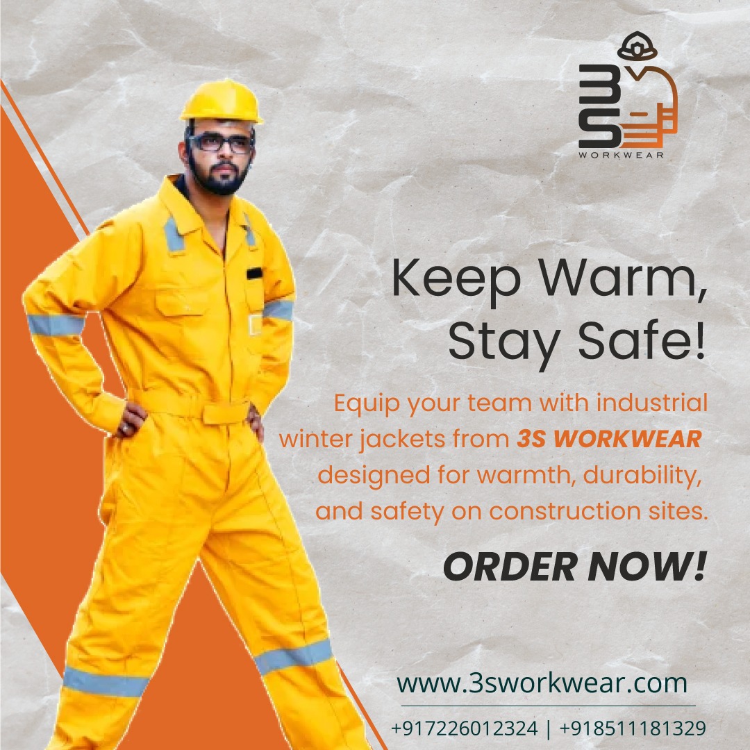 3sworkwear's tweet photo. ❄️ Keep Warm, Stay Safe! 🦺
👉 ORDER NOW and ensure your team works comfortably, no matter the weather!

📞: +91 72260-12324
🌐: https://t.co/3oeGRJQpPk

#3SWorkwear #WinterWorkwear #ReflectiveJacket #coverall #IndustrialUniform #StayVisible #SafetyFirst #boilersuit #firesafety https://t.co/IwQjzSoeC8