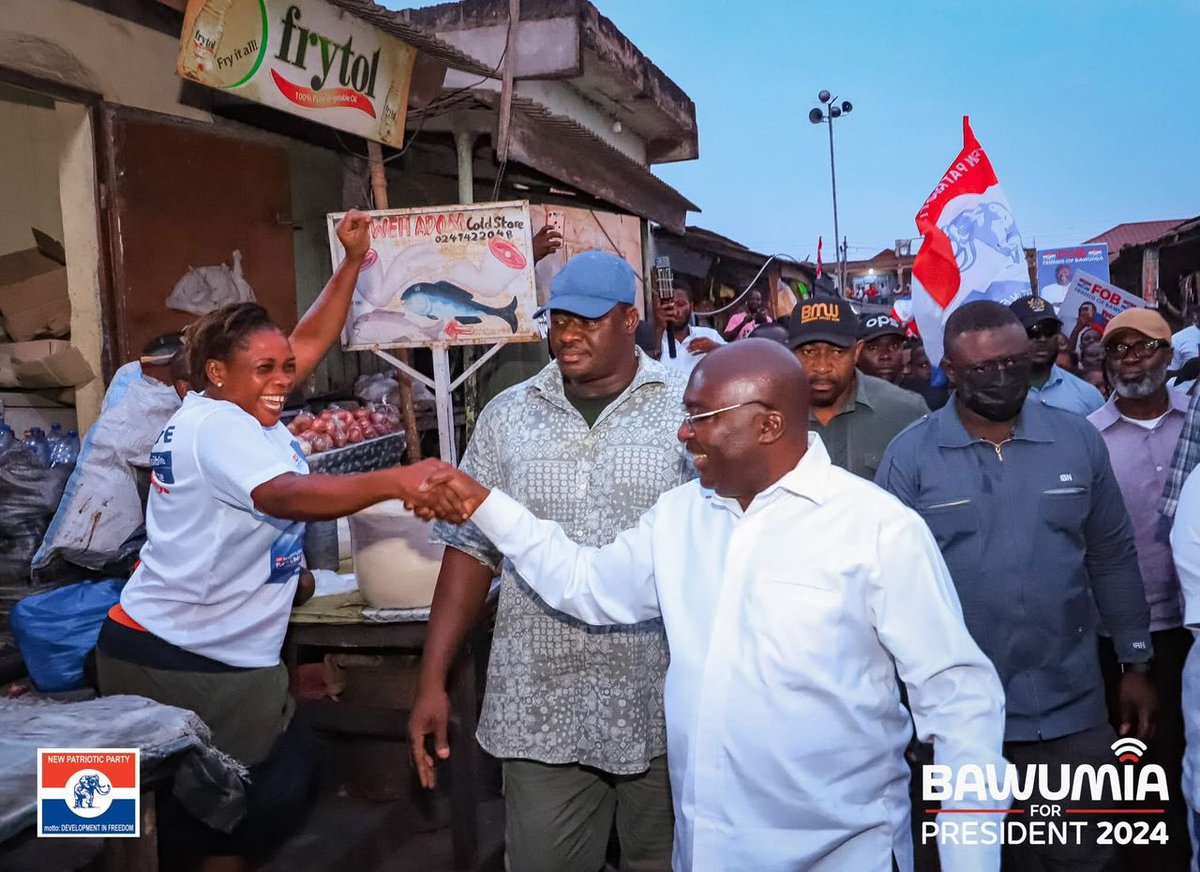 Under Dr. Bawumia's guidance, Ghana's economy is thriving! Let's keep the momentum going #1TouchForBawumia