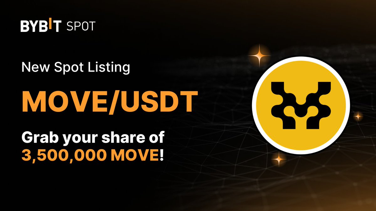 📣 $MOVE is coming soon to the #BybitSpot trading platform with  @movementfdn! Listing Time: Dec 9, 12PM UTC. Stand a chance to grab a share  of 3,500,000 $MOVE Prize Pool 🌐 Learn