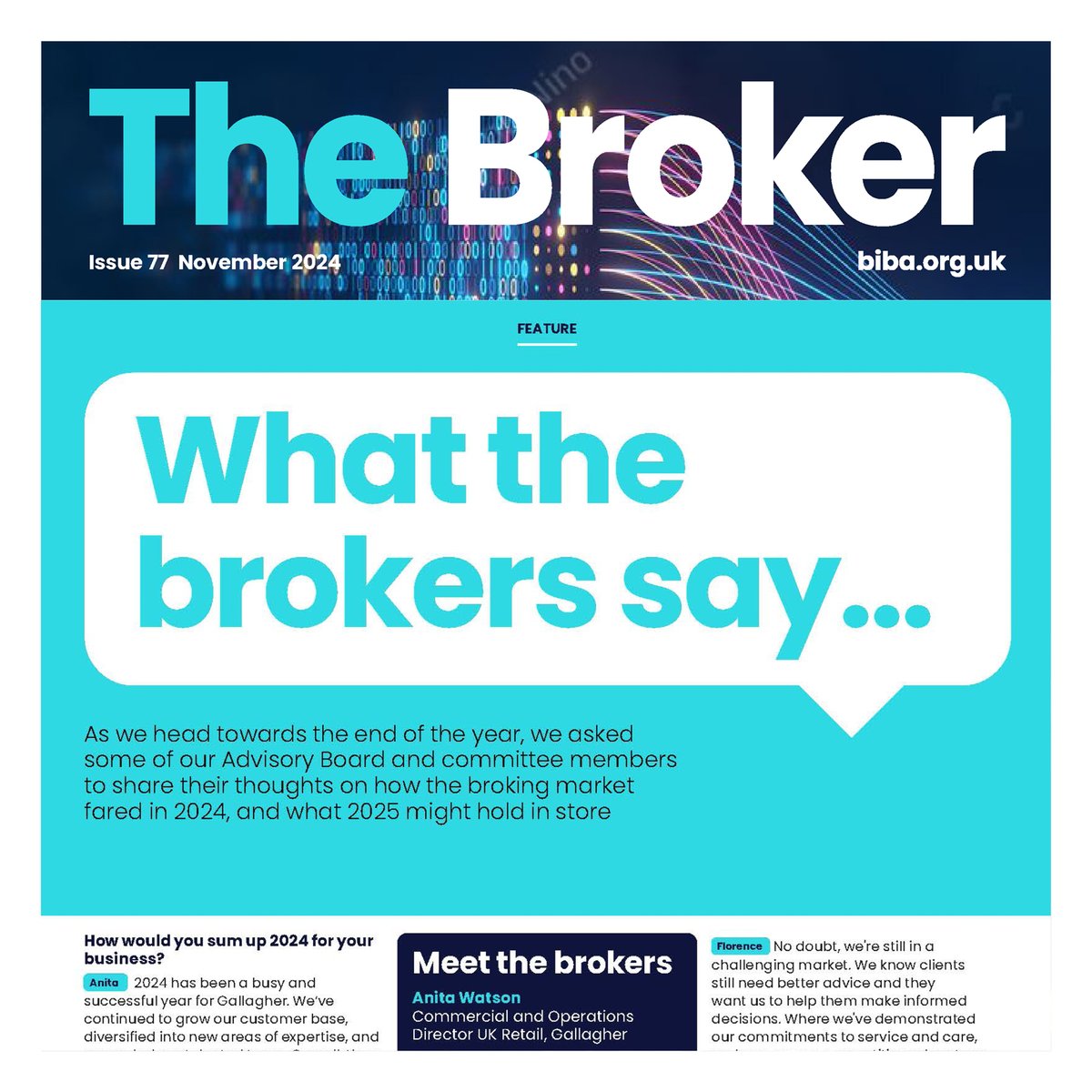 As we head towards the end of the year, we asked some of our Advisory Board and committee members to share their thoughts on how the broking market fared in 2024, and what 2025 might hold in store...

🔗 bit.ly/4fTFmMZ