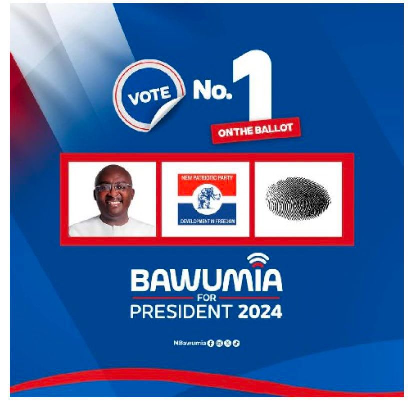 Let's unite behind Dr. Bawumia's vision for a prosperous and progressive Ghana! #1TouchForBawumia