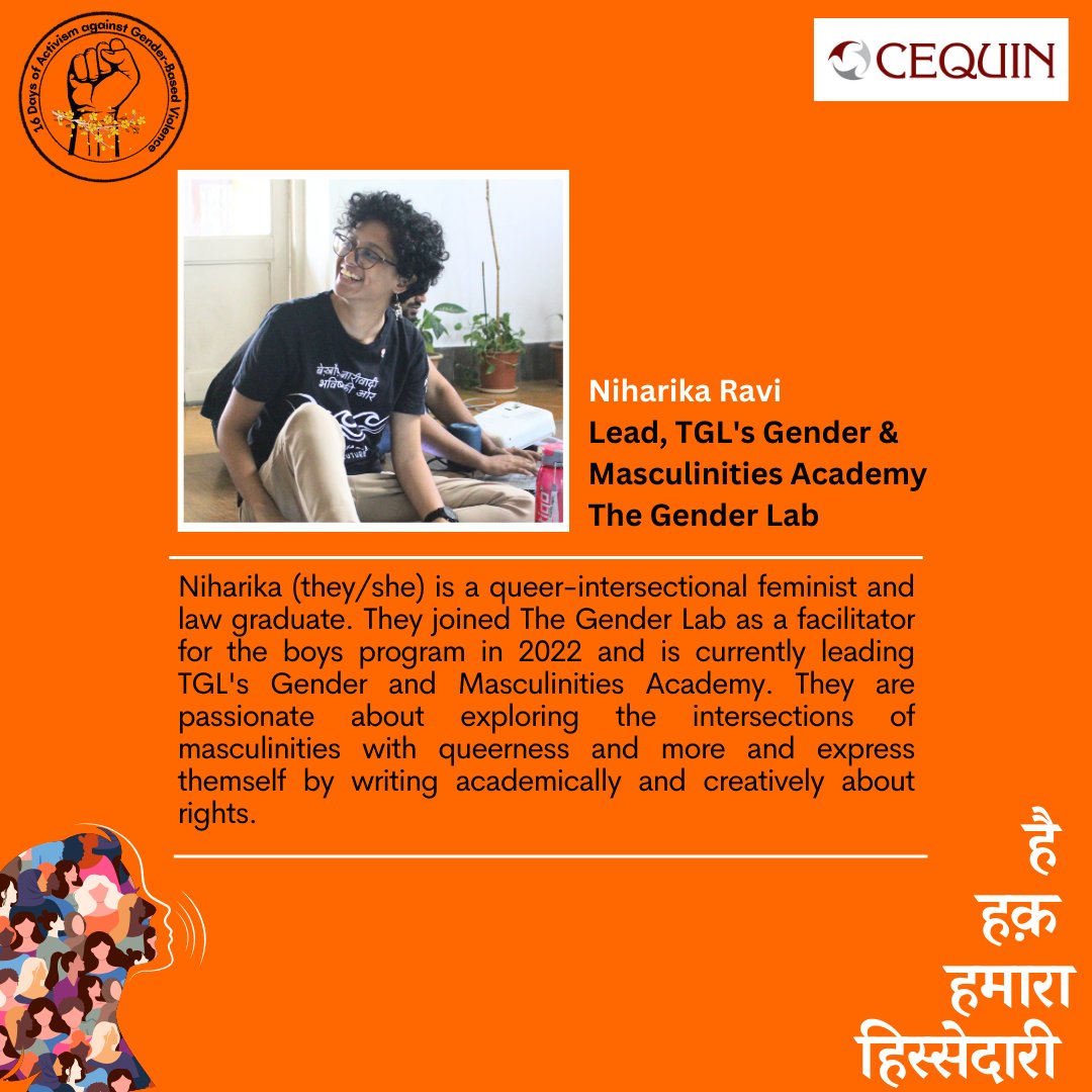CEQUIN2009's tweet photo. ✨ Mark Your Calendars! ✨
On International Human Rights Day, join us for an Instagram Live -
Haq Ki Baatein, Mardon Wali Baat: How to Talk to Men &amp; Boys as Leaders for Gender Justice.
A crucial dialogue on engaging men and boys as agents of change. https://t.co/stTRJY5RBo