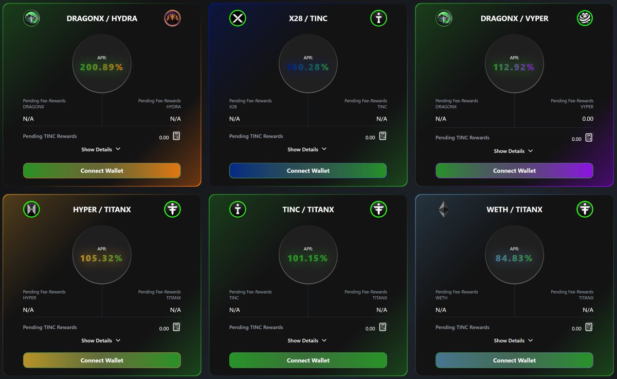 TraderLi's tweet photo. 💎 #ETH enthusiasts! Grab your ETH and farm your way to financial freedom! 💎

1️⃣ Swap your ETH for an equal amount of TitanX on Uniswap.

#TITANX: 0xF19308F923582A6f7c465e5CE7a9Dc1BEC6665B1

2️⃣ Deposit both into the WETH/TitanX Farm! 🌟 Reap the upside potential of both ETH and TitanX while enjoying jaw-dropping 84% APR. 💰🚀

https://t.co/xuRELznSh1

3️⃣ While you're there, explore other farms like X28/TINC or DRAGONX/HYDRA for even higher APR & ecosystem rewards.

TitanFarms has innovative tokenomics, leveraging farming fees to buy and burn TINC, the Titan Farm Incentive token, creating unmatched value and sustainability! 🫡💚

🔥 Earn, grow, and supercharge your portfolio with TitanFarms! 🔥

#Ethereum #DeFi $TitanX #YieldFarming #PassiveIncome #FinancialFreedom #Crypto $EGLD $LINK #100X #SOLANA $XLM $QNT $DOT $EBULL $FET $HEX $RIPPLE $RENDER $EOS #1000XCRYPTO #100XGEM $PULSEX $PLS #DEFI $PULSE $HEX $PULSEX #1000X #1000X2024 #BuildOnTitanX