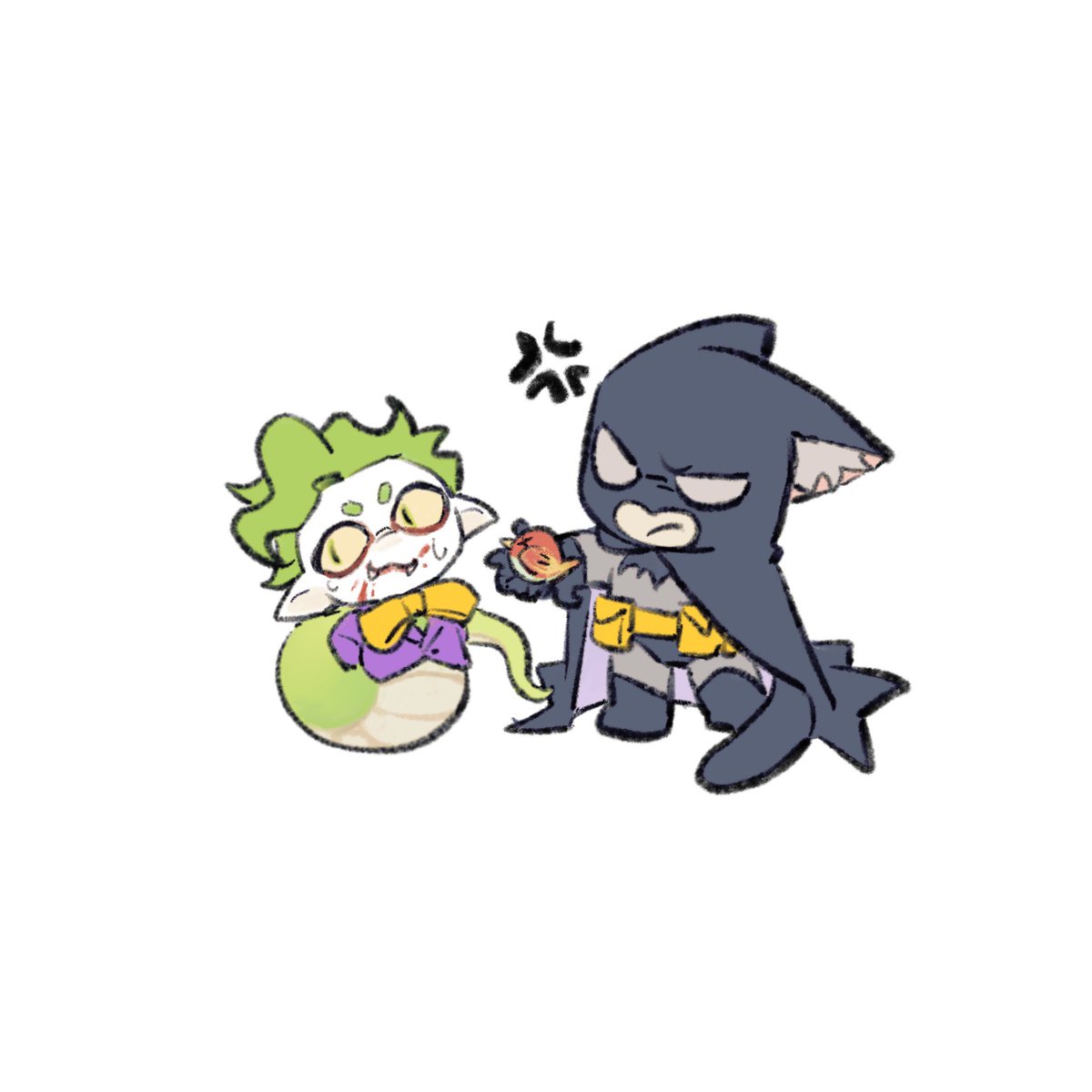 HappyPoker_CL's tweet photo. #batjokes 
你是一个坏东西！😡 https://t.co/PSkOkG1uBU