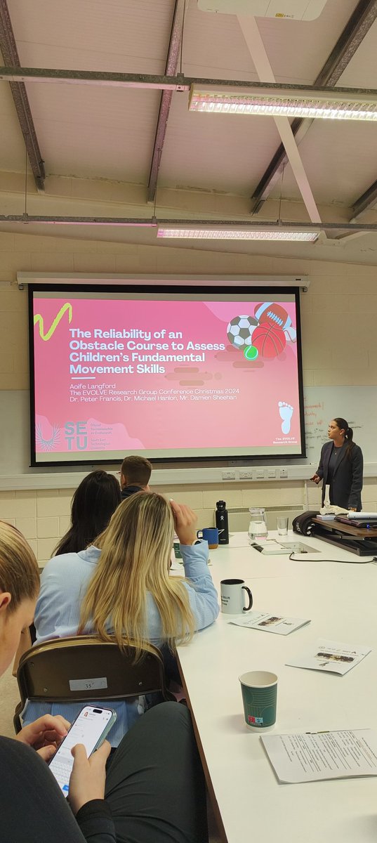 krisjocher's tweet photo. And a return to the @EVOLVE_SETU group's PhD Researchers with Aoife Langford's own study examining the reliability of an obstacle course to assess Functional Movement Skills. https://t.co/Q65ynkqRSg