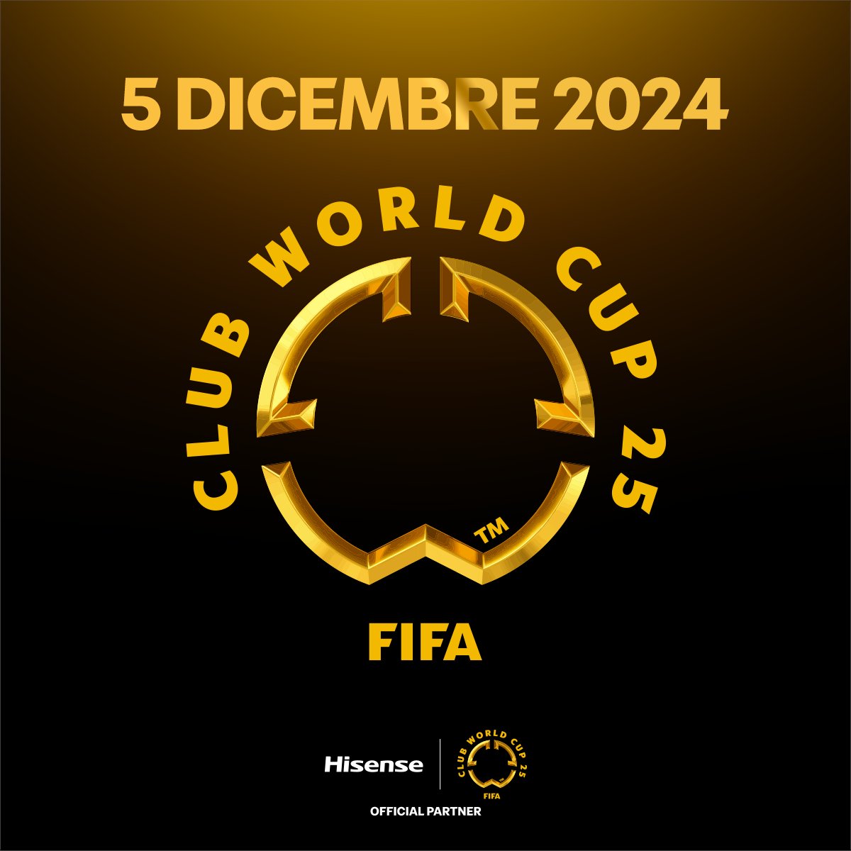 In qualità di Partner Ufficiale, #Hisense ti invita a vivere FIFA Club World Cup 2025™ con un'innovazione all'avanguardia. 🌍⚽ 

👉Tagga <a href="/HisenseItalia/">HisenseItalia</a> e usa l’hashtag #ForTheWin per mostrarci la tua passione per il gioco!  

#TakeItToTheWorld #FIFACWC #OfficialPartner