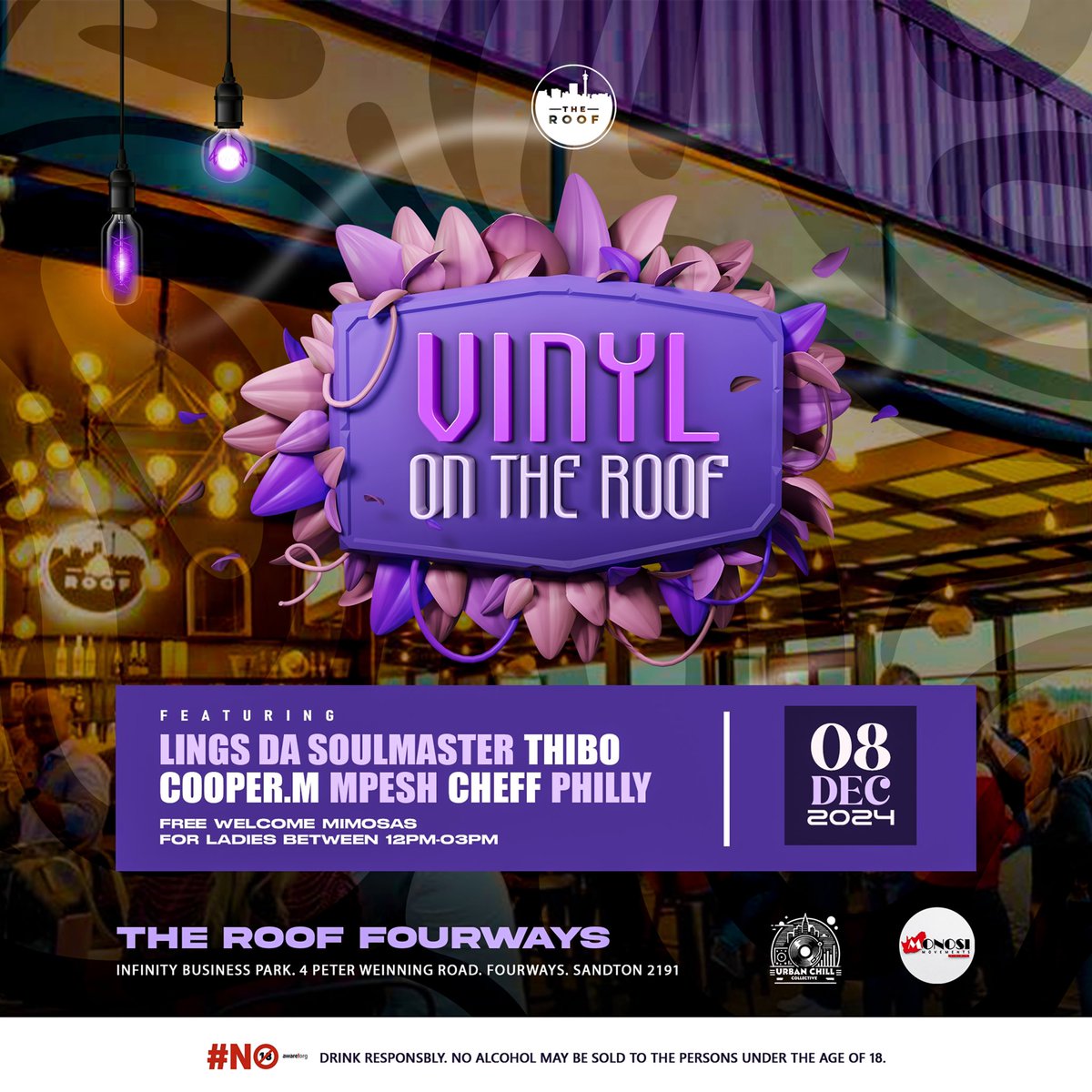 Vinyl lovers come this side!!
Sunday @TheroofFourways
#vinylontheroof
#rooftopsunsets