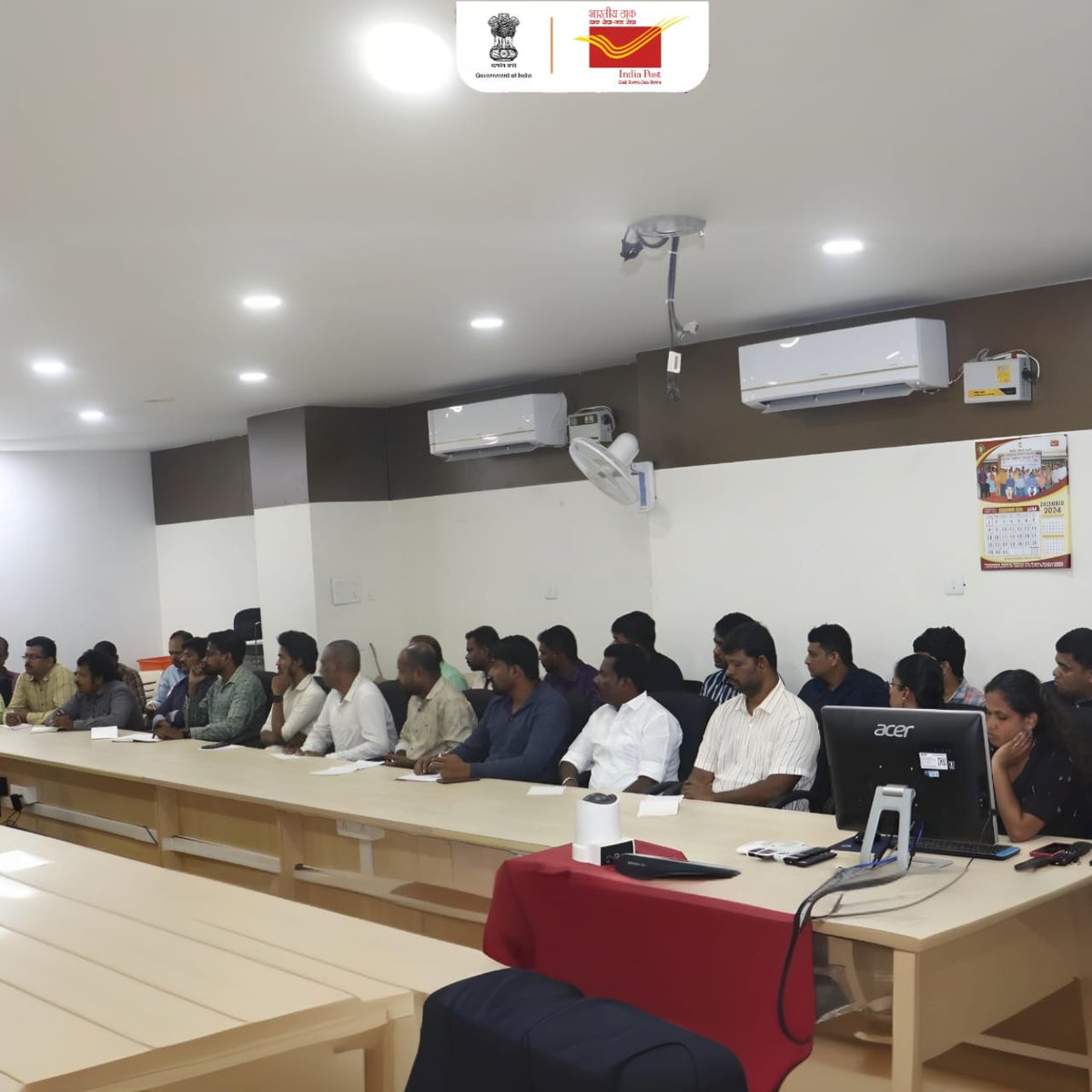 PMG_Chennai's tweet photo. "Empowering through knowledge! 🌟 Training session on the Post Office Act, 2023 conducted today at Regional Office, Chennai City Region.Major Manoj M, Director of Postal Services, gave his  insightful speech. 📜📬 #PostalReforms  #PostOfficeAct2023" https://t.co/mllbMatGg0