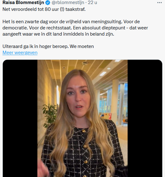 VolkRegeert's tweet photo. VIERLUIK - kan iemand de beweegredenen van @Het_OM  om over te gaan tot vervolging nog uitleggen?

#Raisa #twotier #aangifte #belediging #opruiing #taakstraf #zwarteprimaten #hetOM https://t.co/kRQGhMgPwz