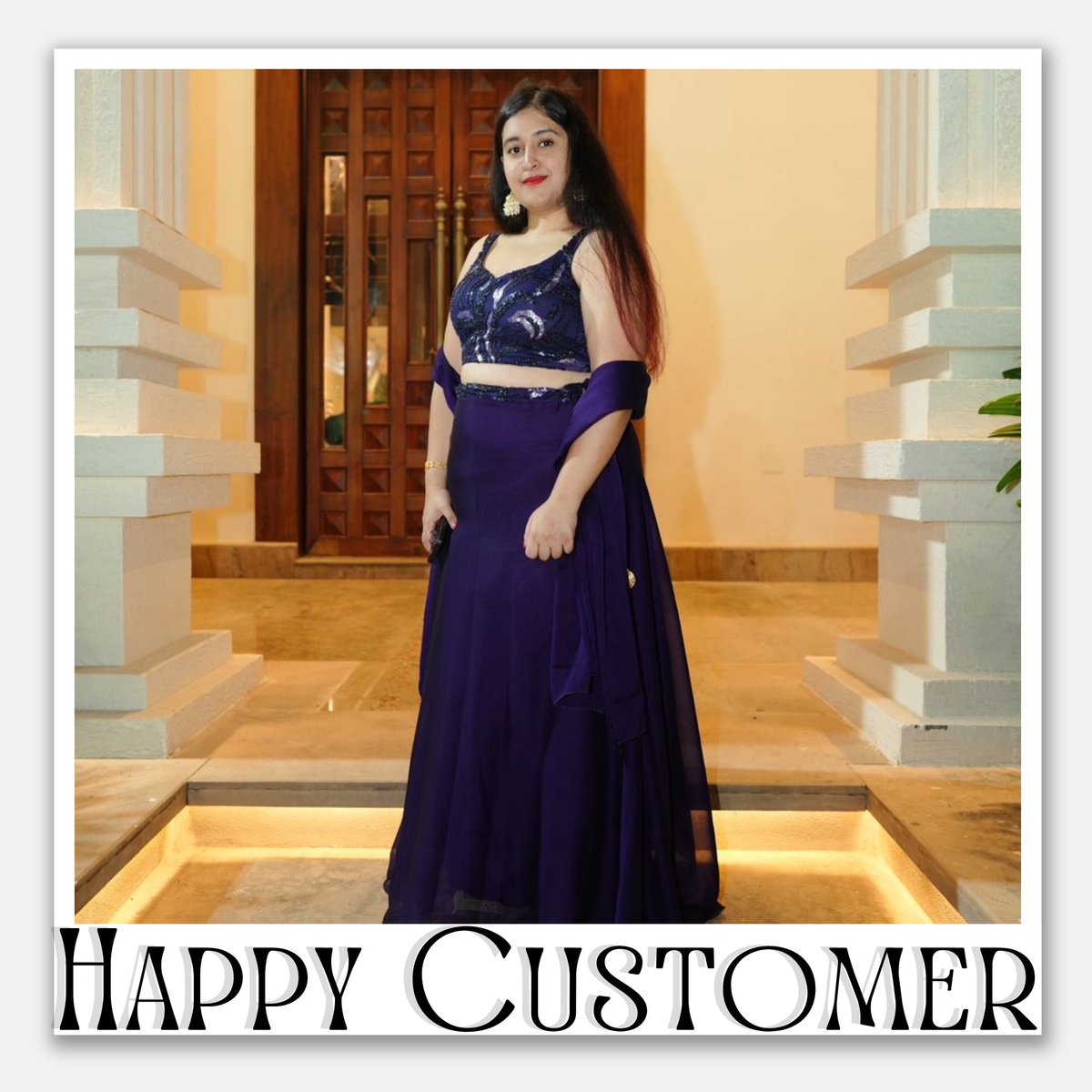 zubysdesigner's tweet photo. A happy customer is our biggest reward. Witness the joy of our customer as she embraces the beauty of our custom-made lehenga.
.
.
#HappyCustomer #lehenga #customizedlehengas #zubysdesignerhouse https://t.co/hiQ3taIMzo