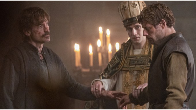 FuckCinephiles's tweet image. Premières images officielles via @DEADLINE pour la série made in CBS/BBC #KingAndConqueror avec Nikolaj Coster-Waldau, James Norton, Emily Beecham, Clémence Poesy, Eddie Marsan et Jean-Marc Barr.