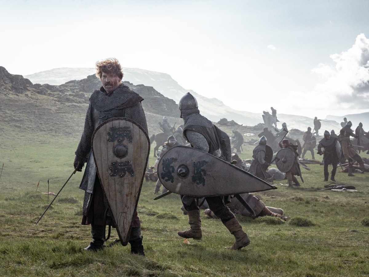FuckCinephiles's tweet image. Premières images officielles via @DEADLINE pour la série made in CBS/BBC #KingAndConqueror avec Nikolaj Coster-Waldau, James Norton, Emily Beecham, Clémence Poesy, Eddie Marsan et Jean-Marc Barr.