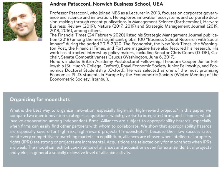 Centre for Competition Policy (@ccp_uea) on Twitter photo Today's <a href="/ccp_uea/">Centre for Competition Policy</a> 's Research Seminar saw Andrea Patacconi present 'Organizing for moonshots'.
See the full schedule here: lnkd.in/e7iuiFNH Today's <a href="/ccp_uea/">Centre for Competition Policy</a> 's Research Seminar saw Andrea Patacconi present 'Organizing for moonshots'.
See the full schedule here: lnkd.in/e7iuiFNH