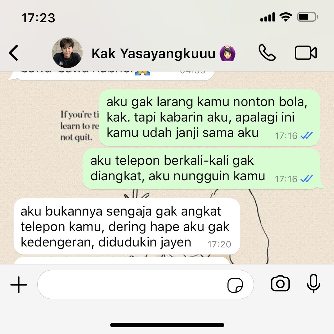 ; Nonton Timnas
#zayas

|Doyoung Few Tweets AU|
©® AjemScript